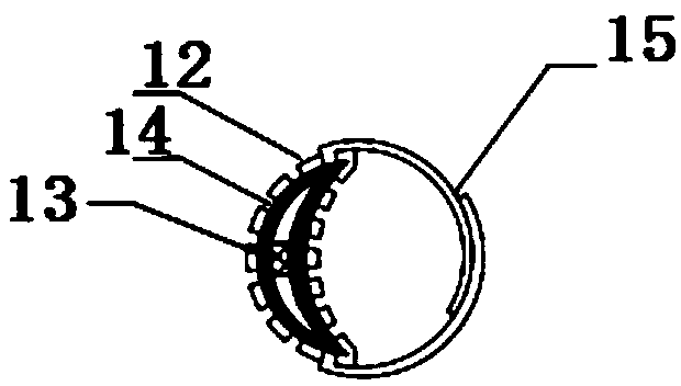 Cable temperature and humidity monitoring sensing device and monitoring system thereof