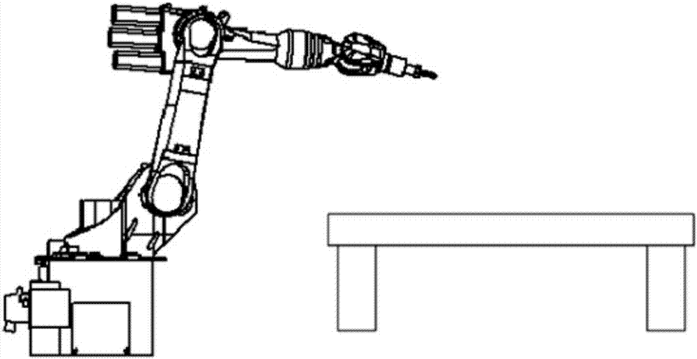 Milling and polishing integrated crawler type industrial robot