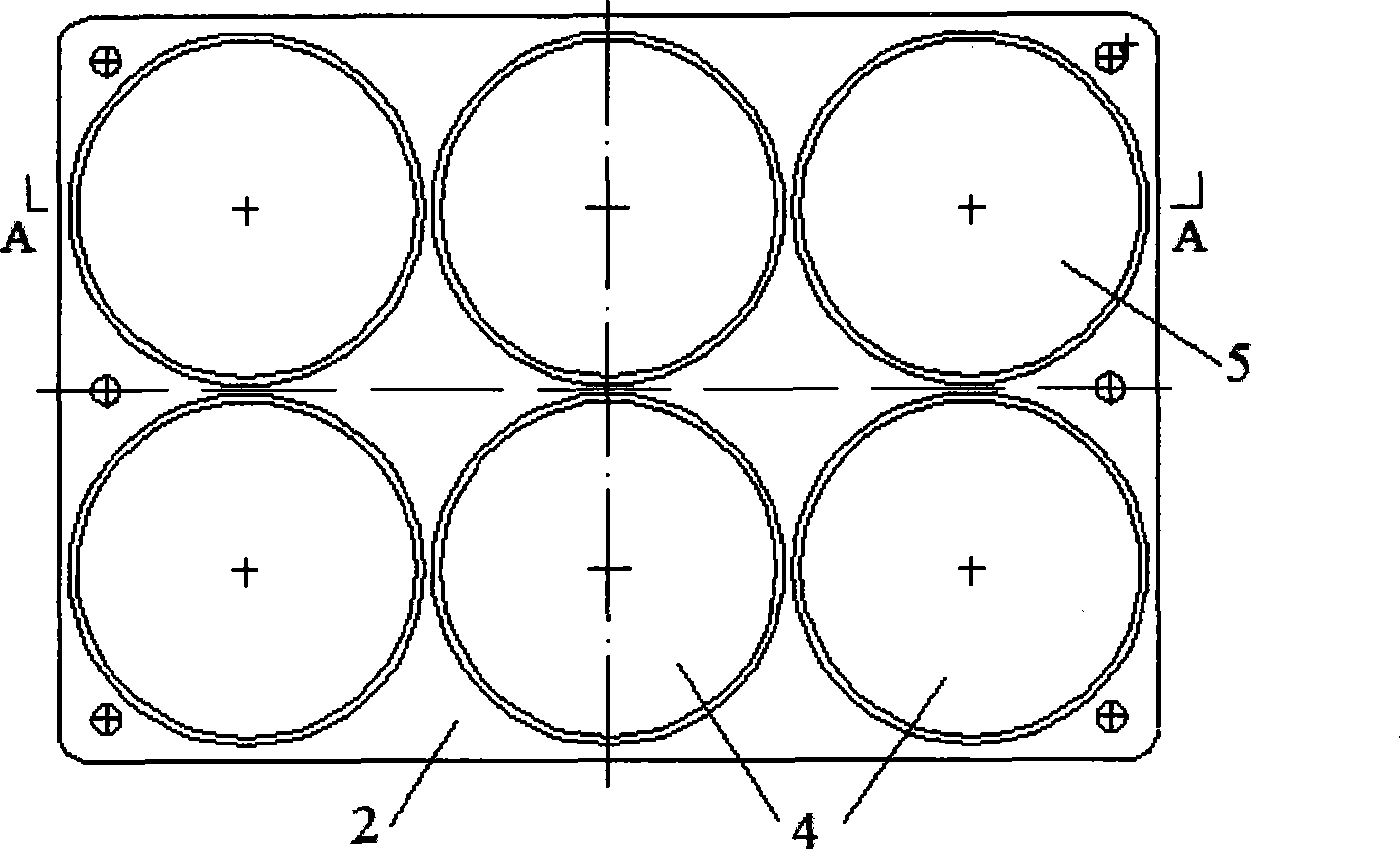 Multiple explosion prevention construction for electric capacitor