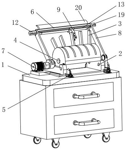 An aircraft throttle lever testing device