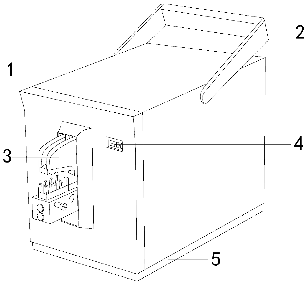 Pneumatic pressing machine for electric engineering