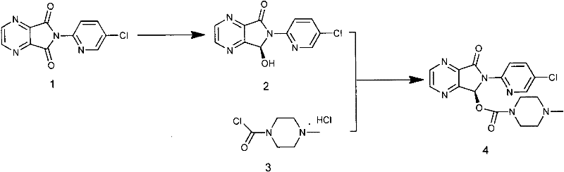 Chiral synthesis of Eszopiclone