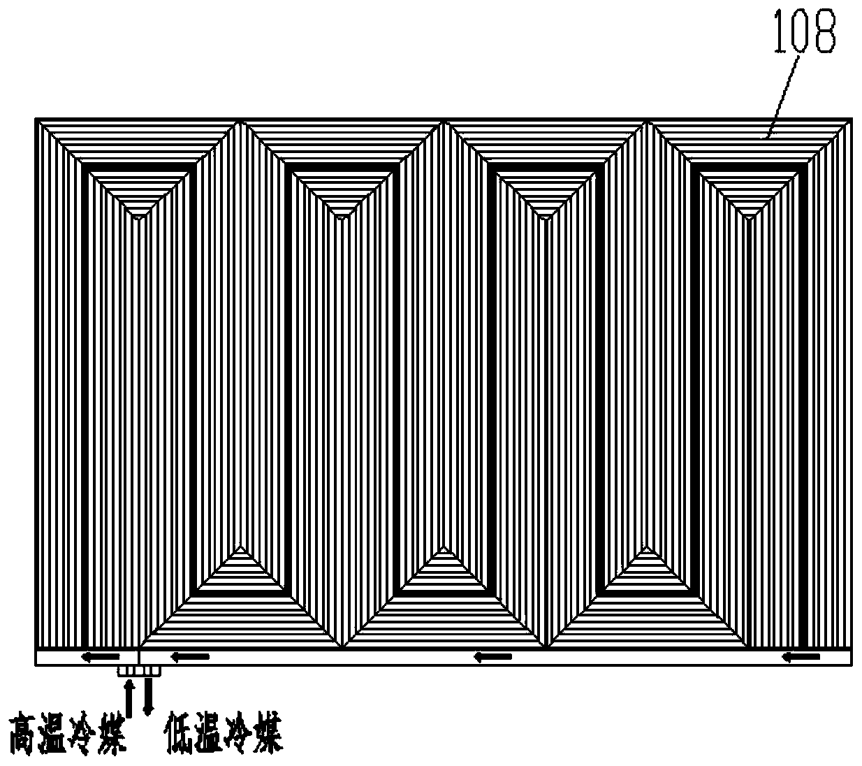 Skin heat exchanger, vehicle air conditioning system and vehicle
