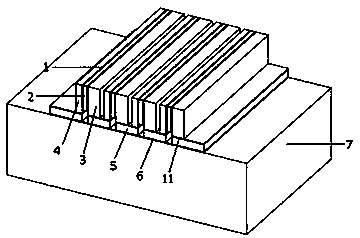 Packaging structure applied to long-pulse-width and high-power semiconductor laser
