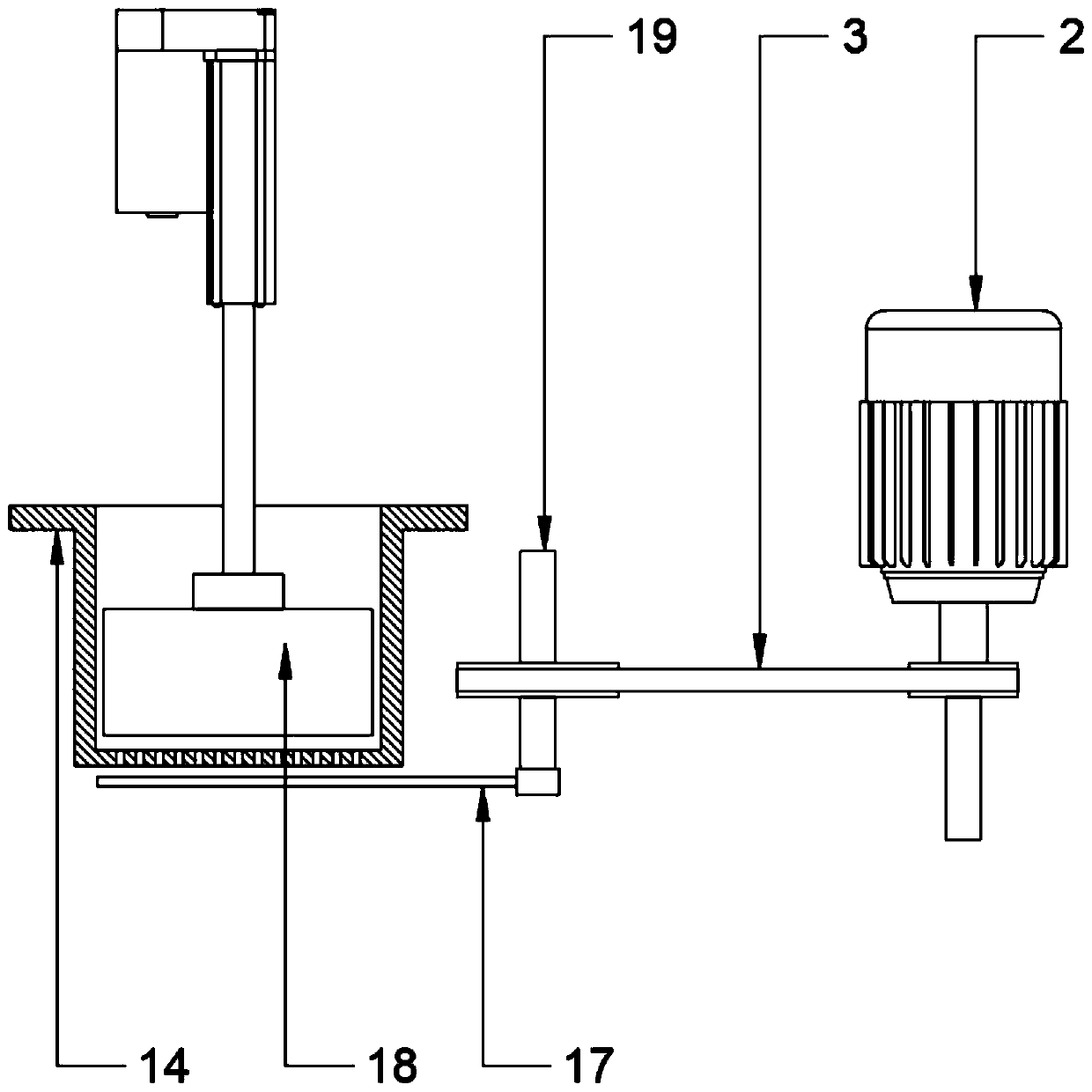 Astragalus membranaceus granule granulating device