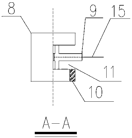 Measuring device and method for elastic modulus of cross-shaped metal wire