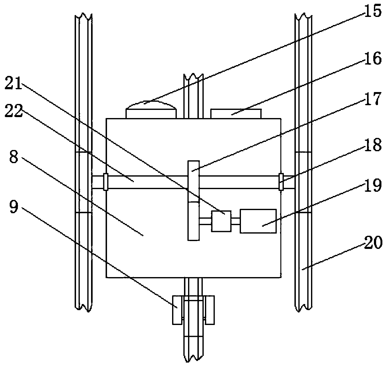 Device capable of assisting for pedestrian to cross road