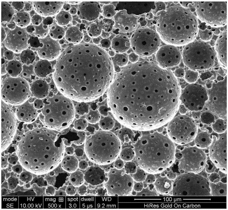 Precious metal nanoparticle supported porous material catalyst and preparation method thereof