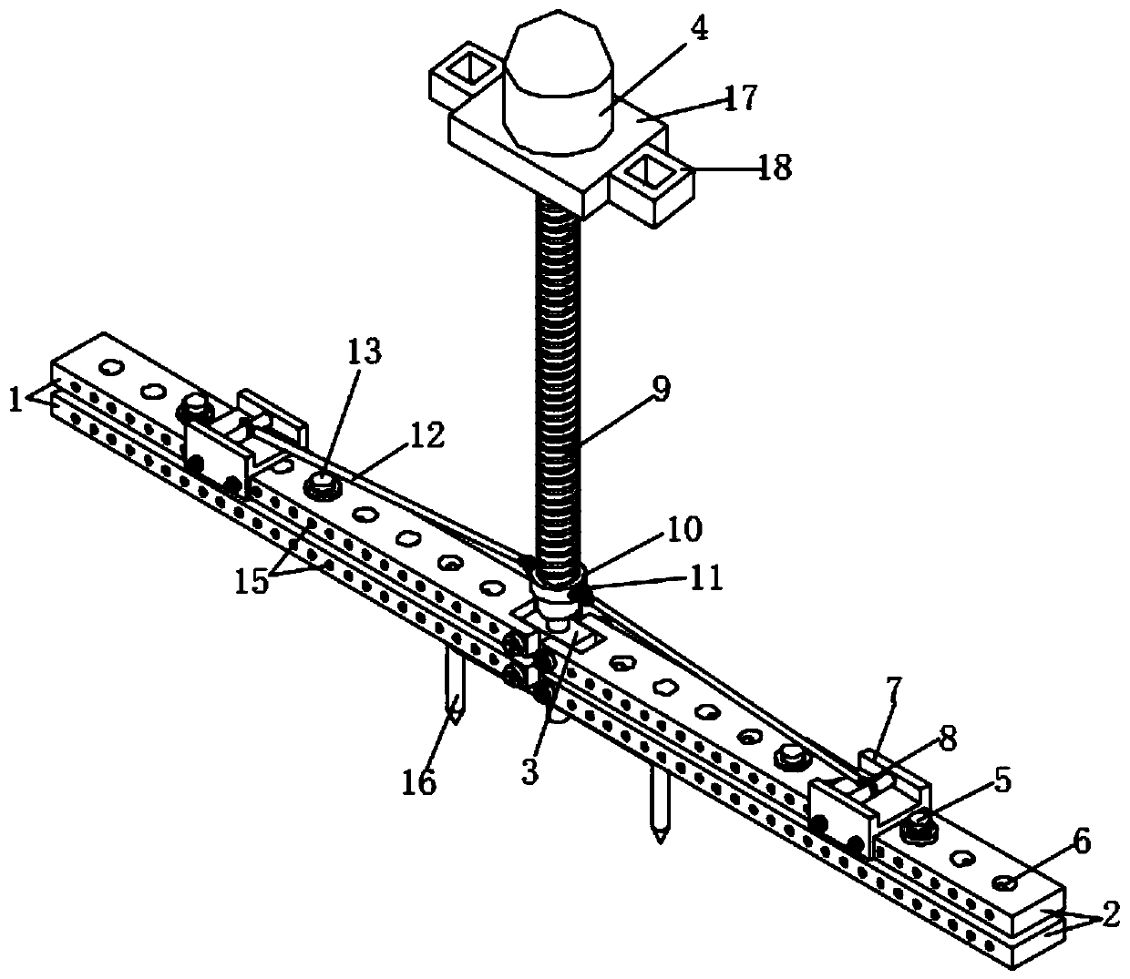 Portable thin steel plate bending device