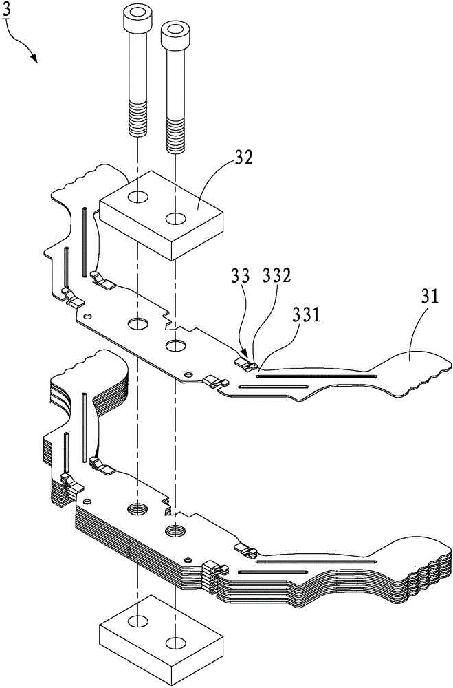 Buckling piece type radiating assembly