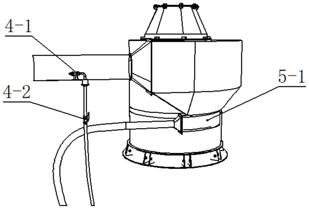 Nested multi-rotor cyclone dust removal device