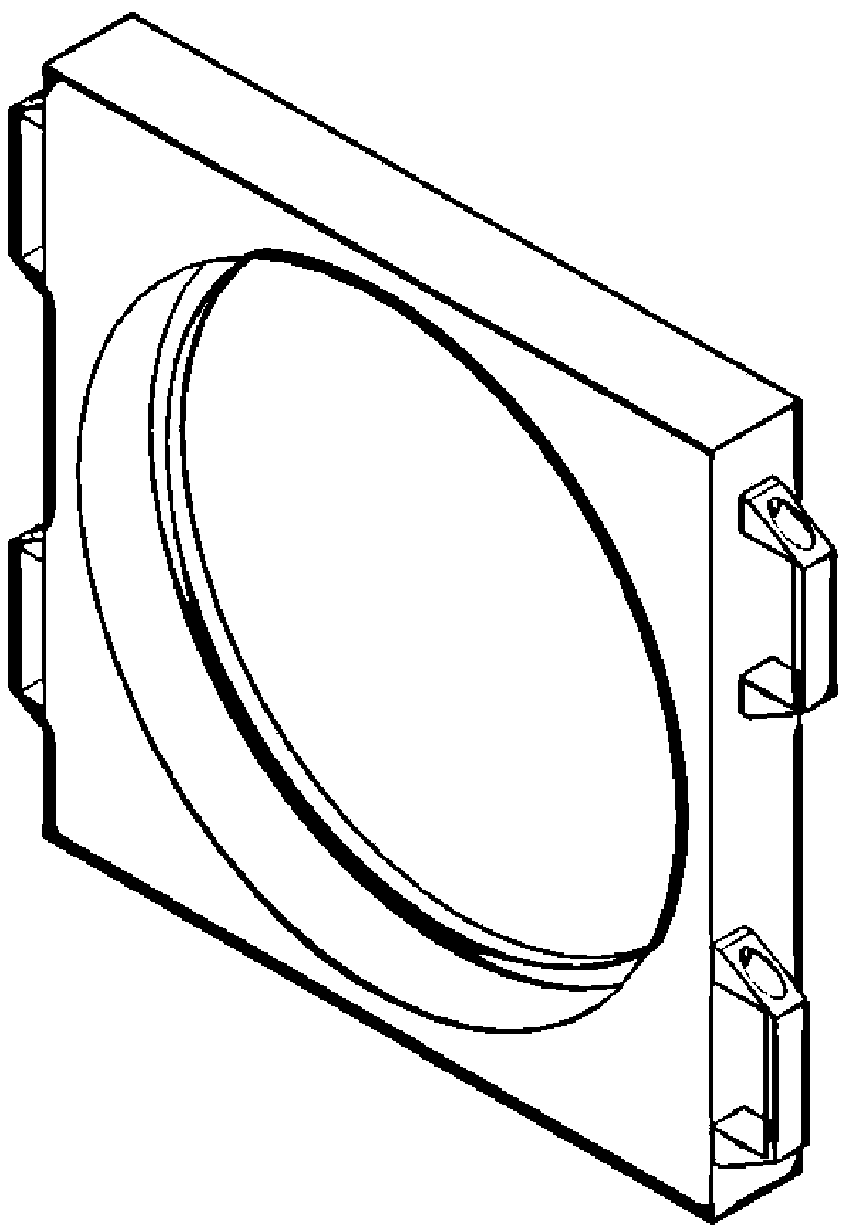 Manufacturing method of off-axis paraboloid with long focus and large off-axis magnitude