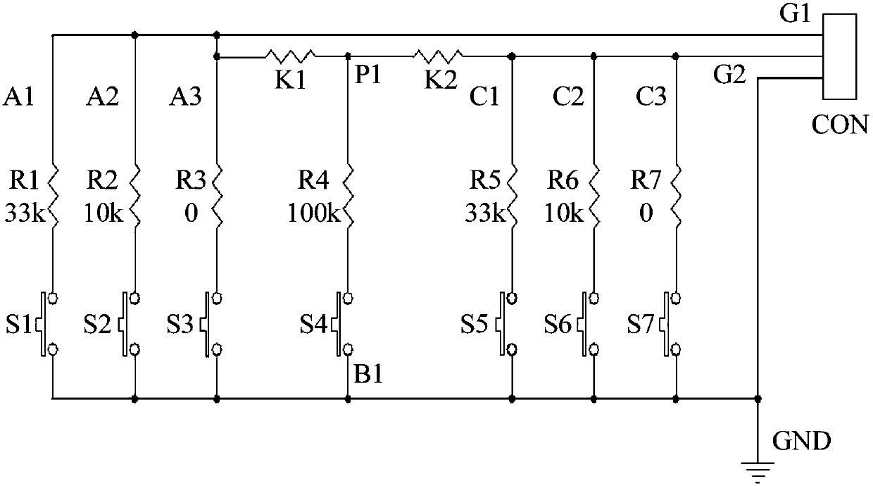 Button circuit and its use method, TV button board, display device