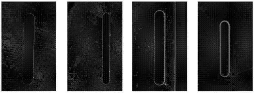 Glass panel sound hole defect detection method and system