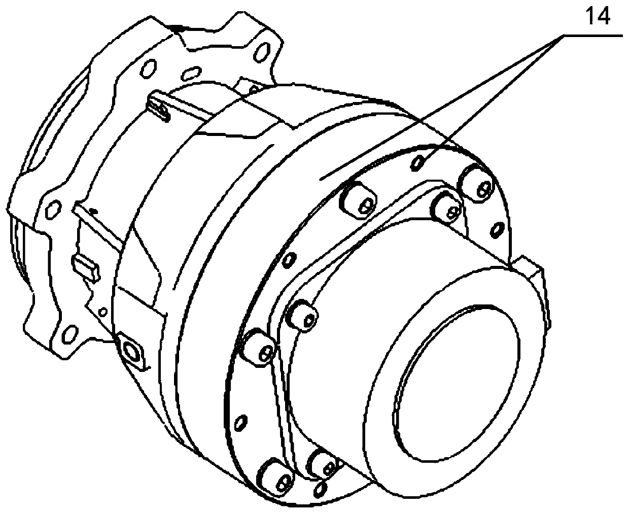 A driving joint suitable for high and low temperature environment in deep space