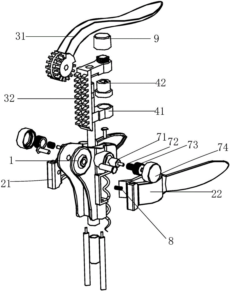 Corkscrew guiding structure and corkscrew