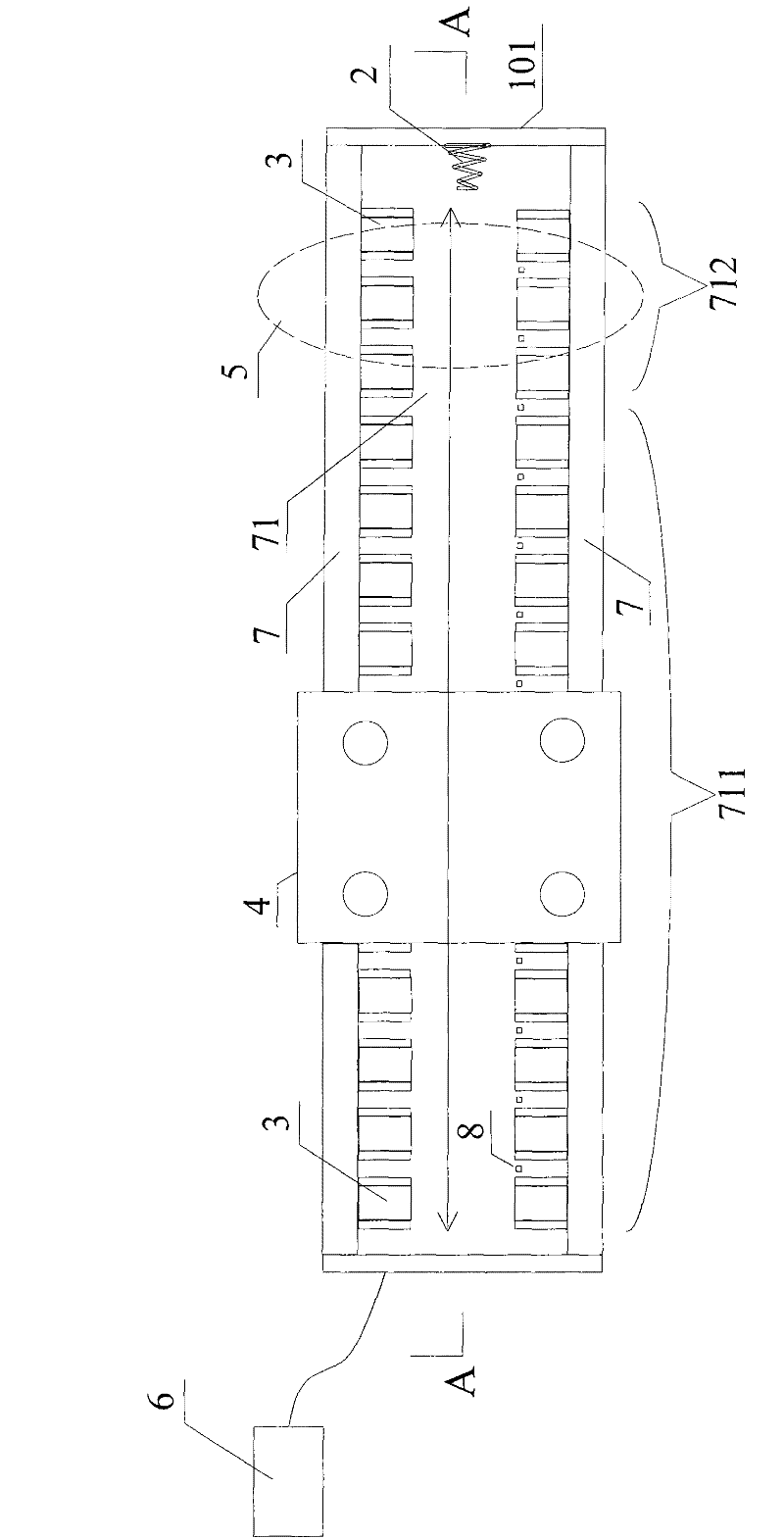 Permanent magnet linear motor-based throwing platform