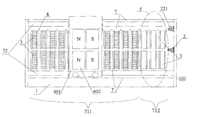 Permanent magnet linear motor-based throwing platform