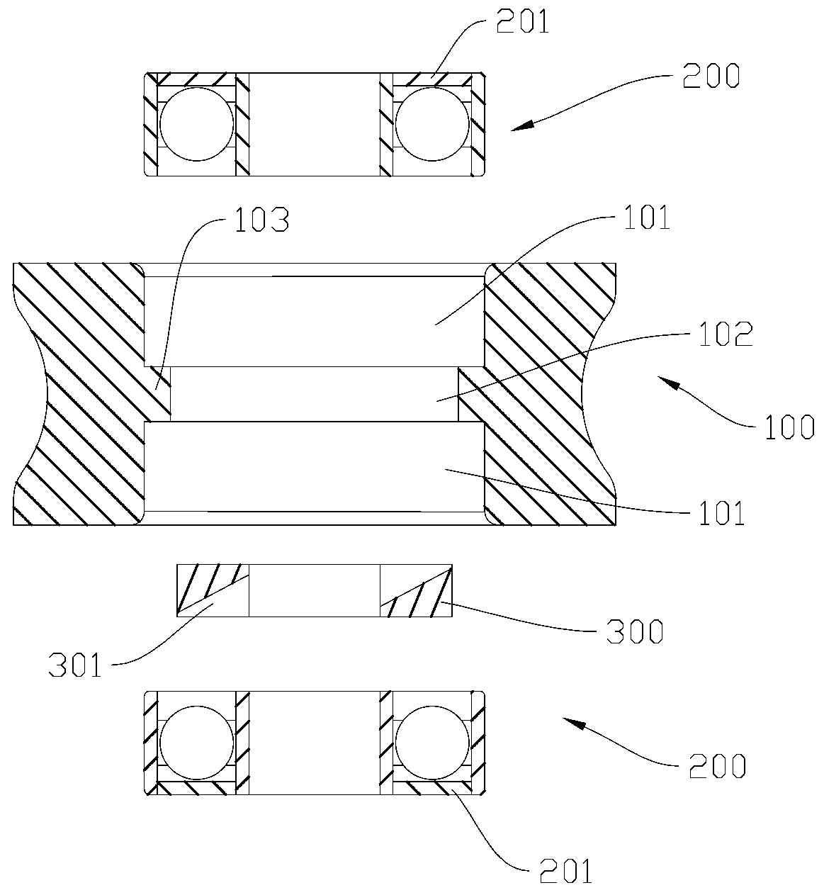 A guide roller and guide roller assembly tooling