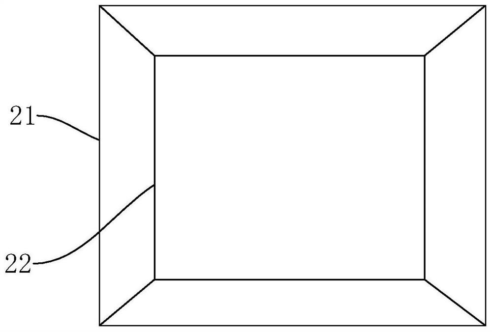 Powder recovery structure of electrostatic spraying chamber