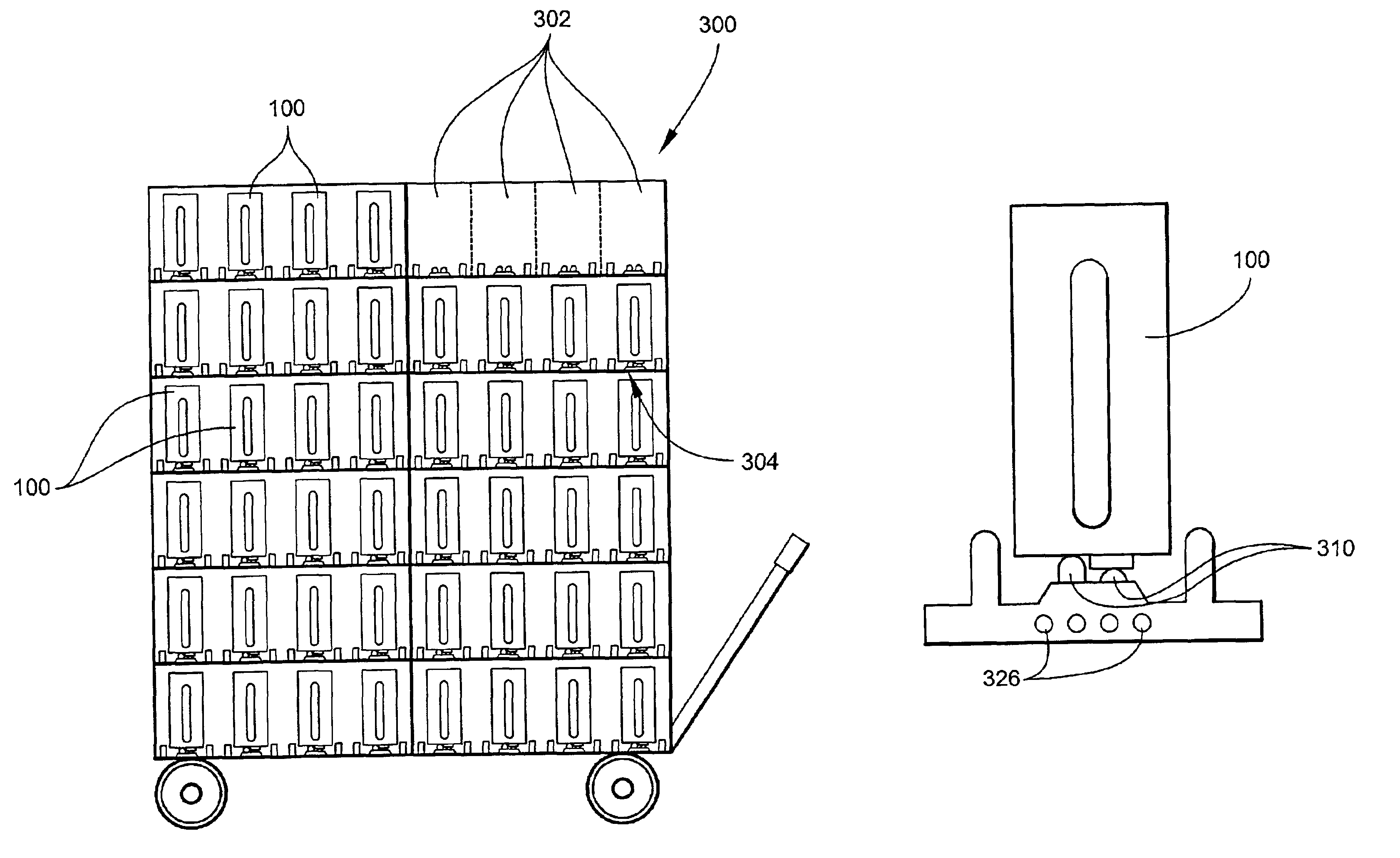 Currency container tracking system and a currency container for use therewith