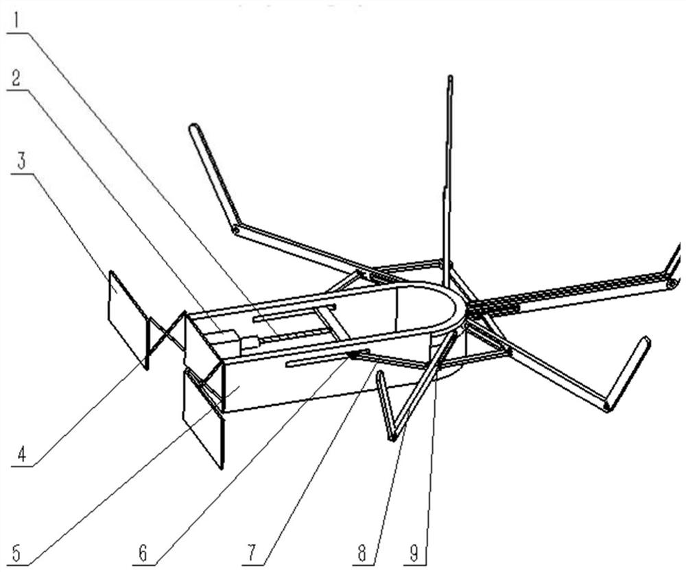 A retractable small fruit collection device and its implementation method