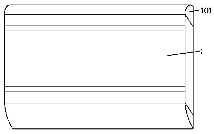 Novel pressure-reducing square speed bump