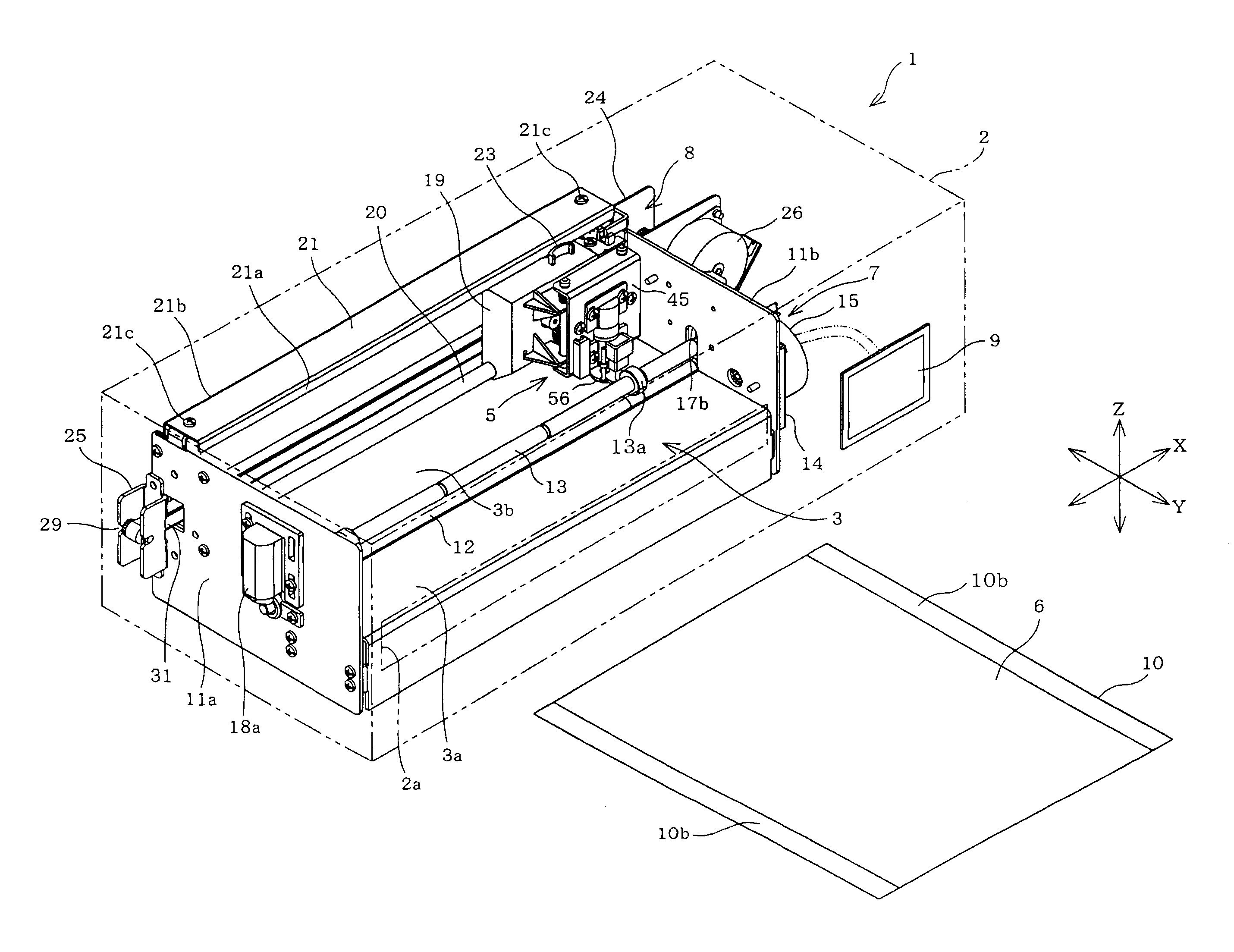 Cutting apparatus, cutting data processing device and computer-readable storage medium storing cutting control program therefor
