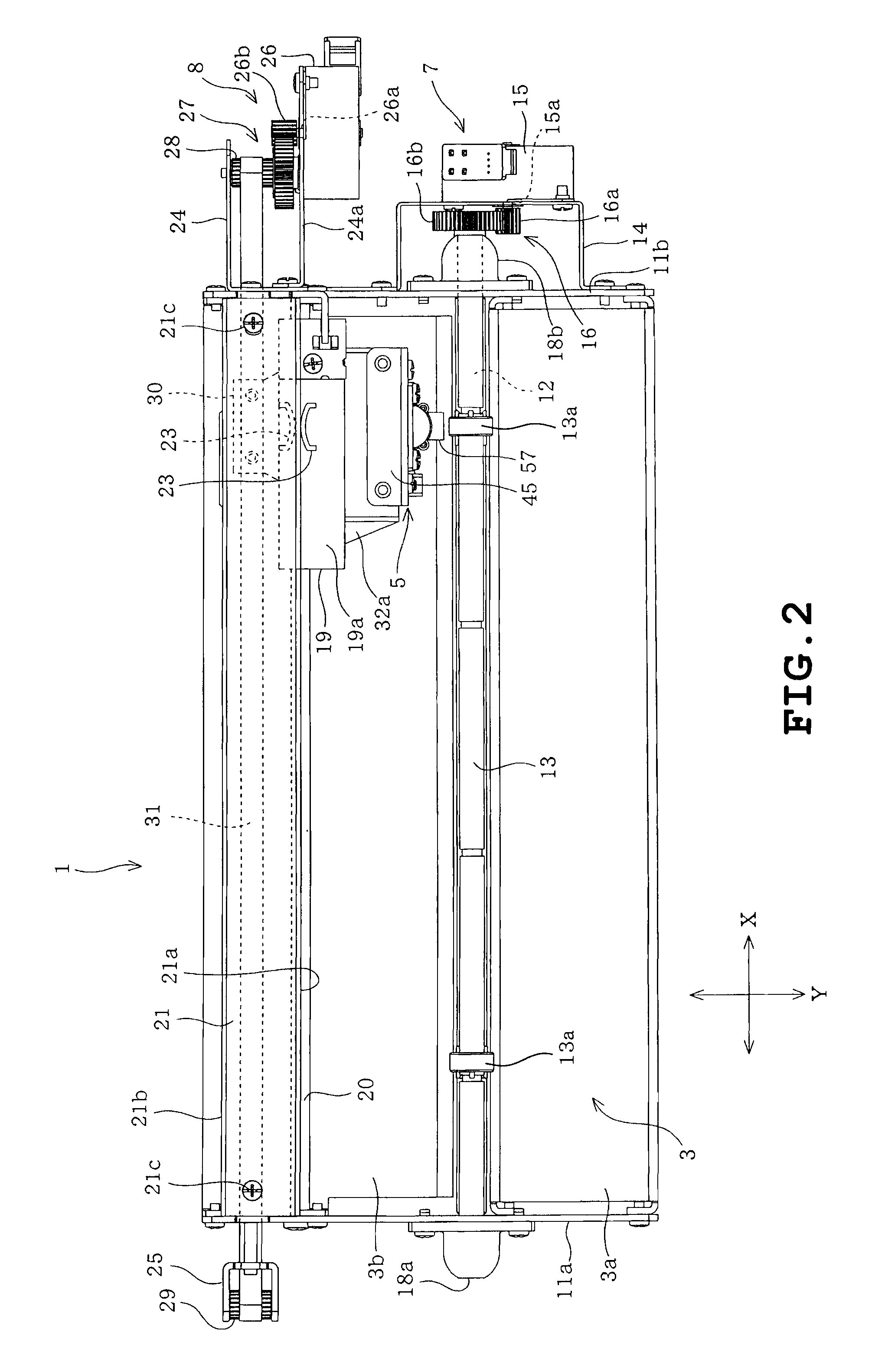 Cutting apparatus, cutting data processing device and computer-readable storage medium storing cutting control program therefor