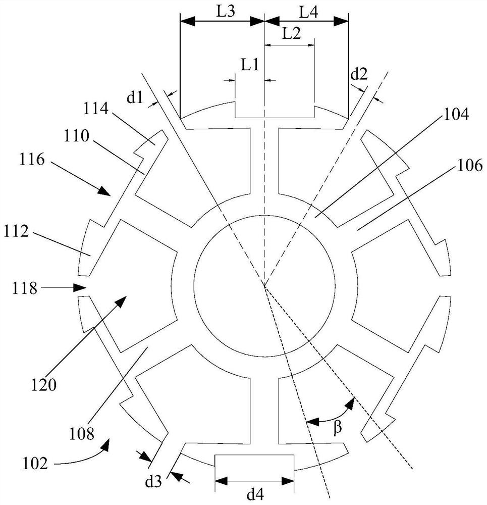 Stator assembly, motor and electrical equipment