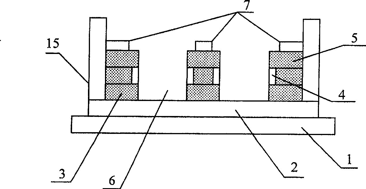 Field emission flat panel display with shield electrode structure and its producing method