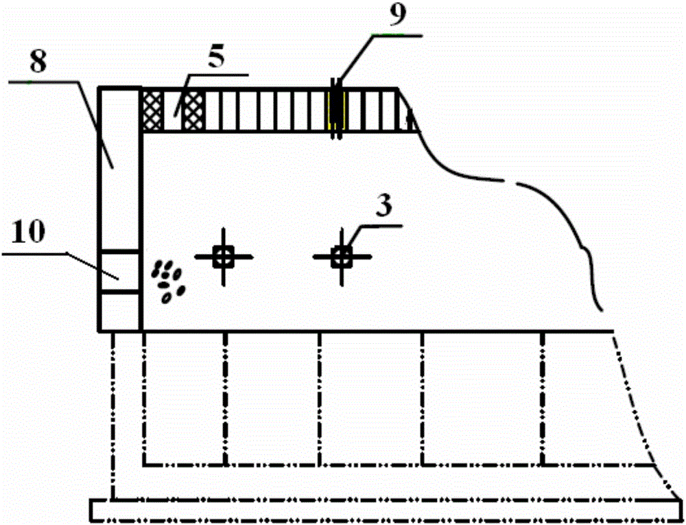 Flame space of pure oxygen combustion kiln, pure oxygen combustion kiln and method for preparing glass liquid