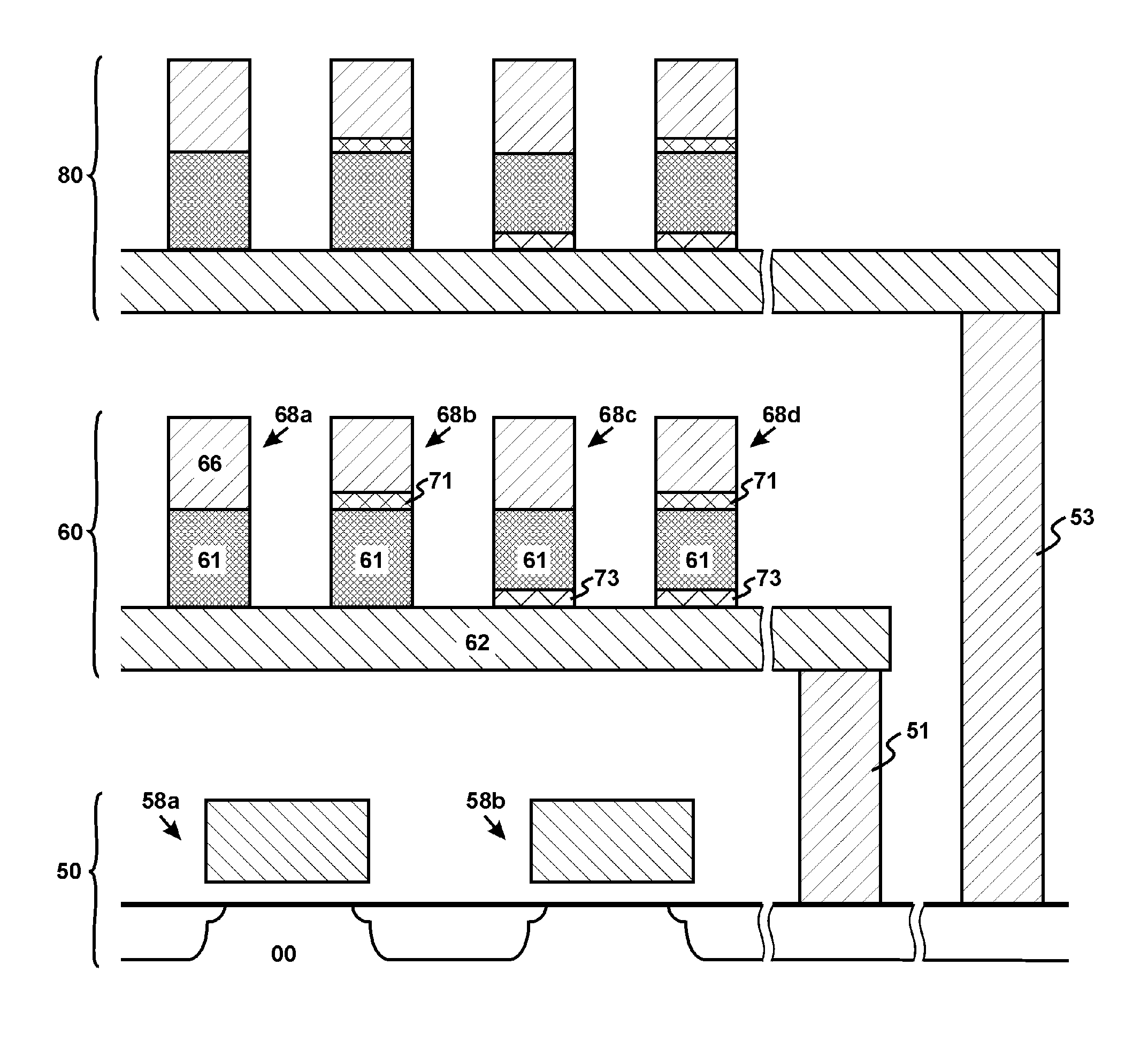 Small-Grain Three-Dimensional Memory