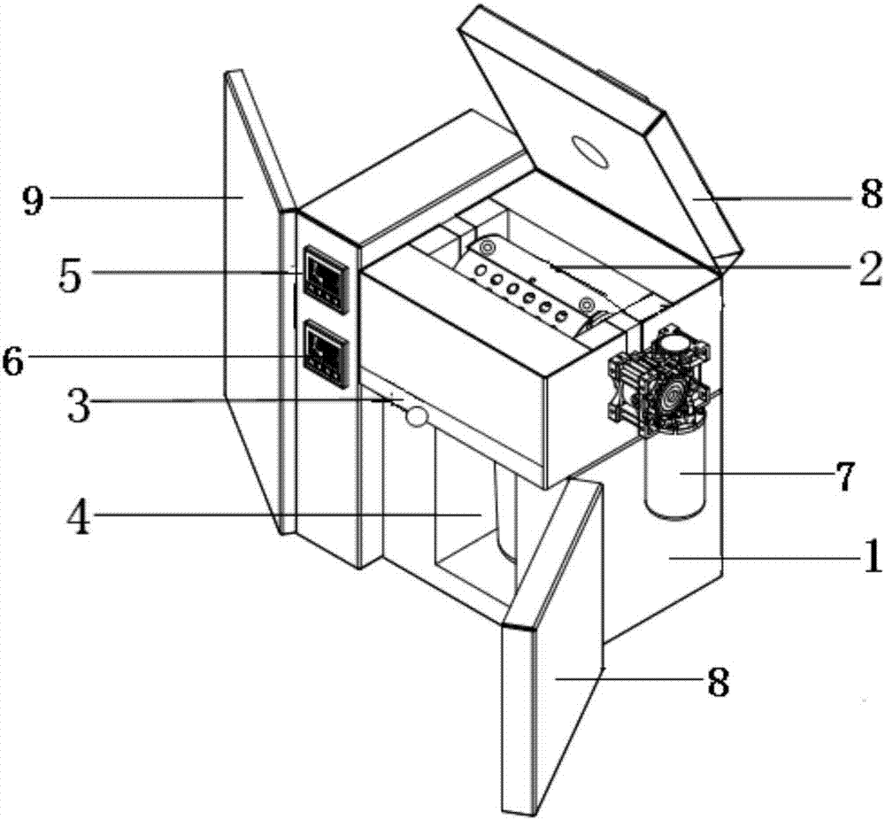 High-temperature depainting device for discarded zip-top cans, and depainting method