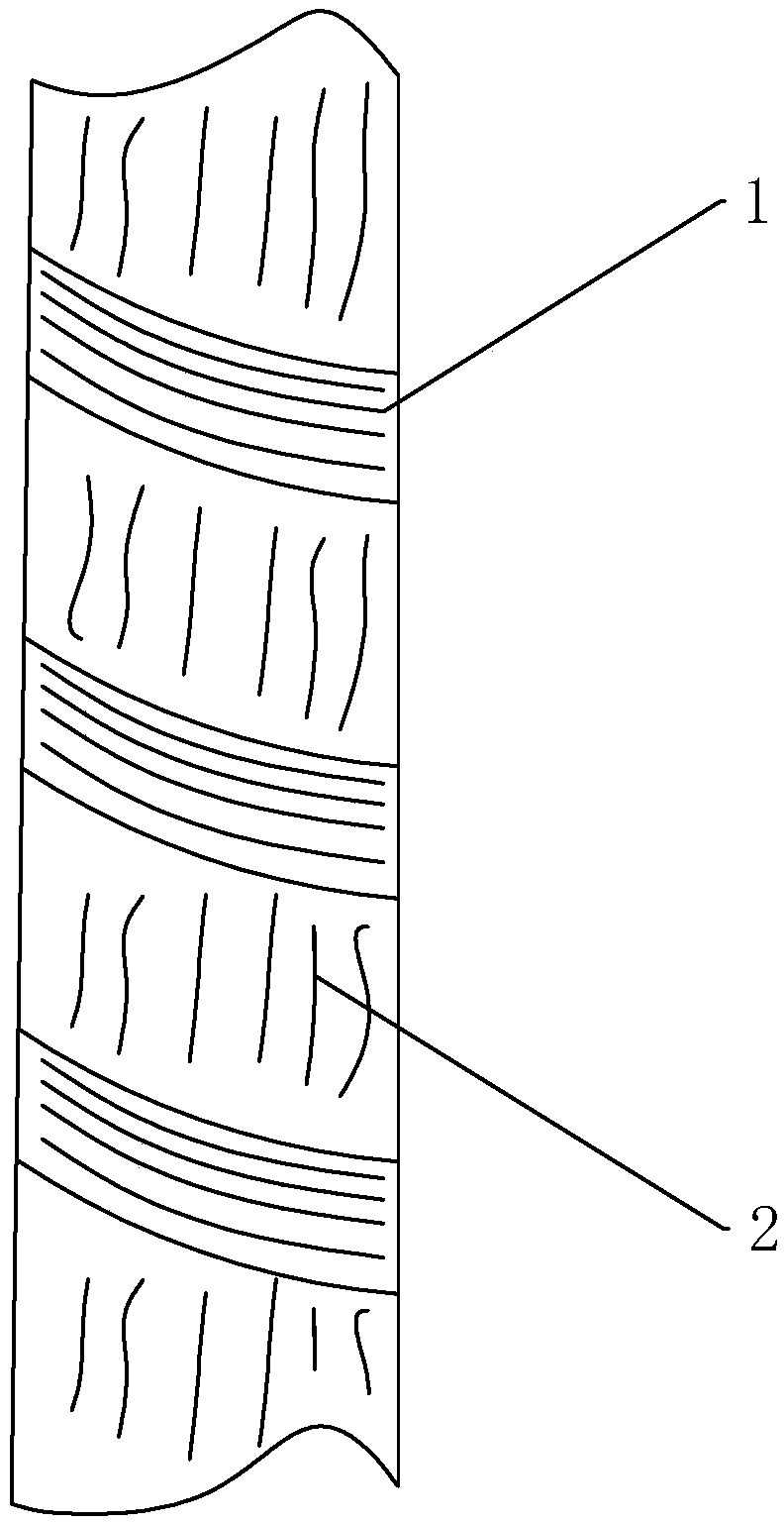Production process of parallel composite yarn and fabric thereof