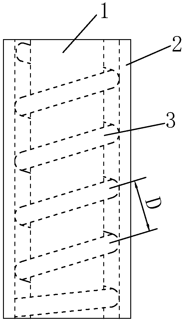 Anti-shock power line charged with gas or liquid