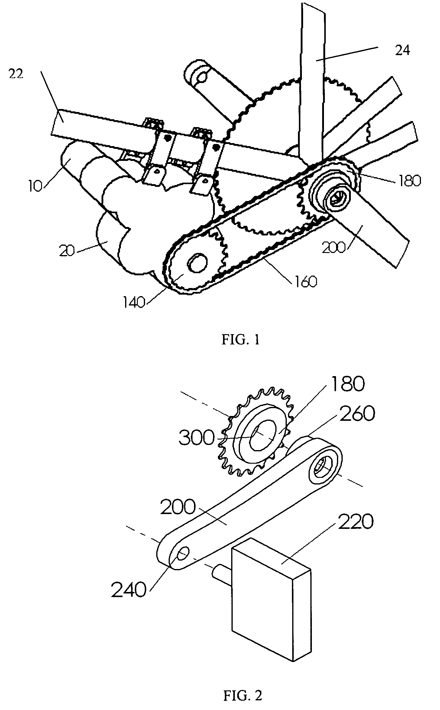 Motorized bicycle drive system using a standard freewheel and left-crank drive