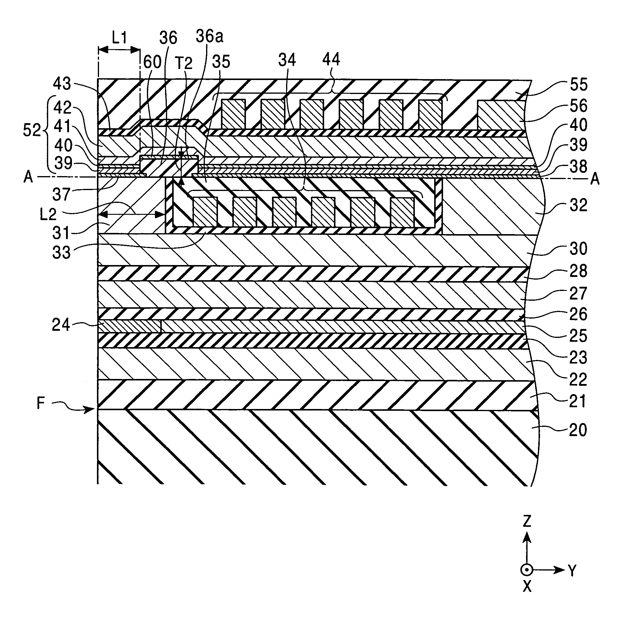 Magnetic head including a gap-depth defining layer on protruding layer and method for manufacturing the same
