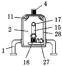 A crushing, washing and air-drying integrated device for down processing