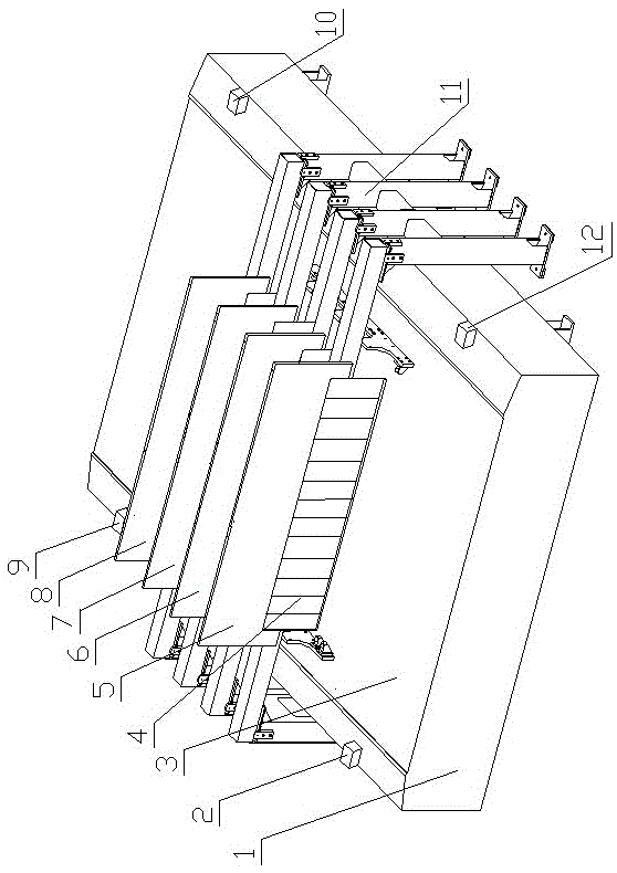 Nozzle protective device for continuous type ink-jet printing production line and control method