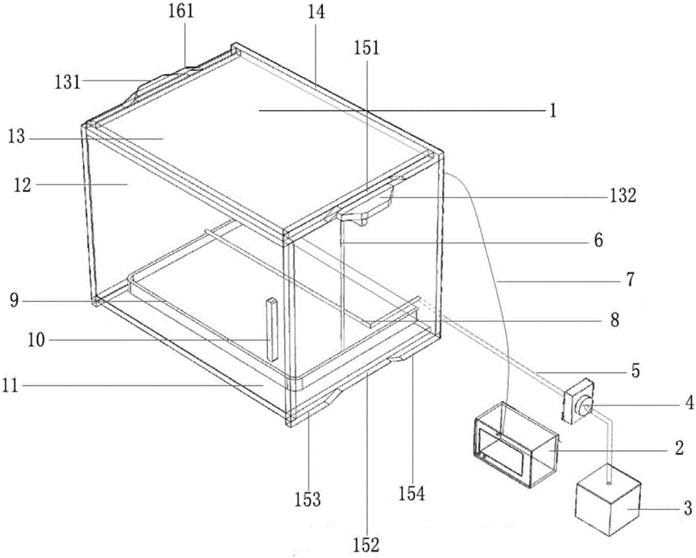 Minitype manual climatic box capable of being remotely monitored