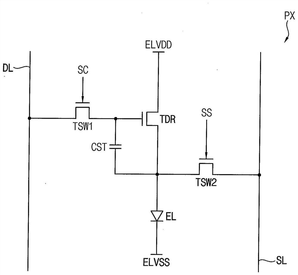 ORGANIC LIGHT EMITTING DISPLAY DEVICE PERFORMING A SENSING OPERATION AND METHOD OF SENSING DEGRADATION thereof