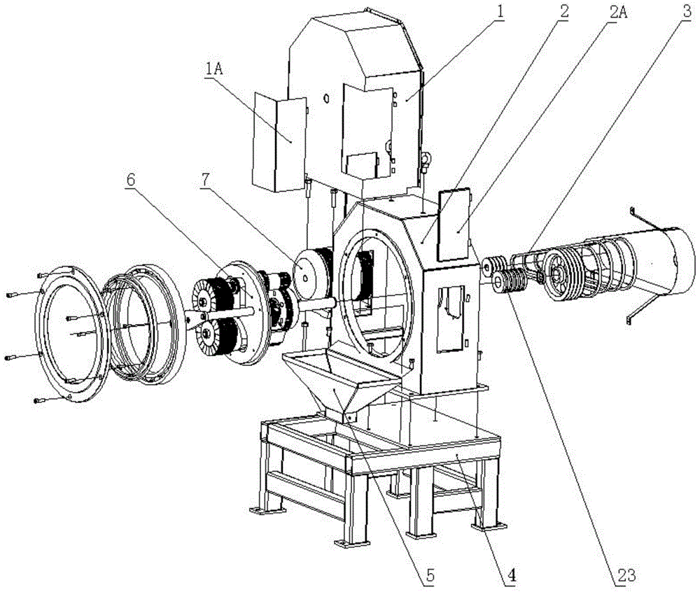 Efficient derusting device and method for steel wire drawing