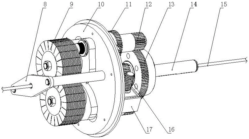 Efficient derusting device and method for steel wire drawing