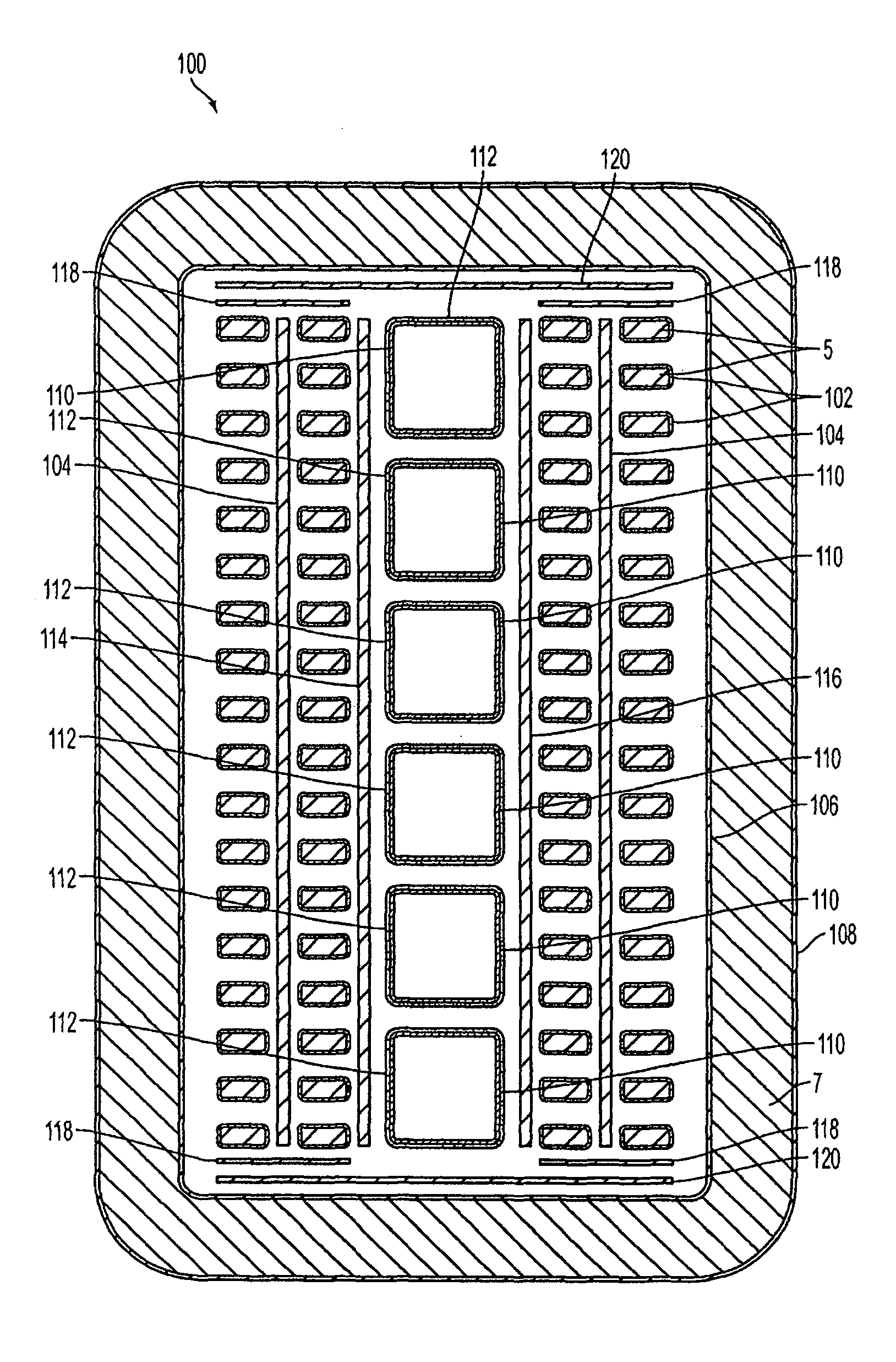 Stator coil with improved heat dissipation
