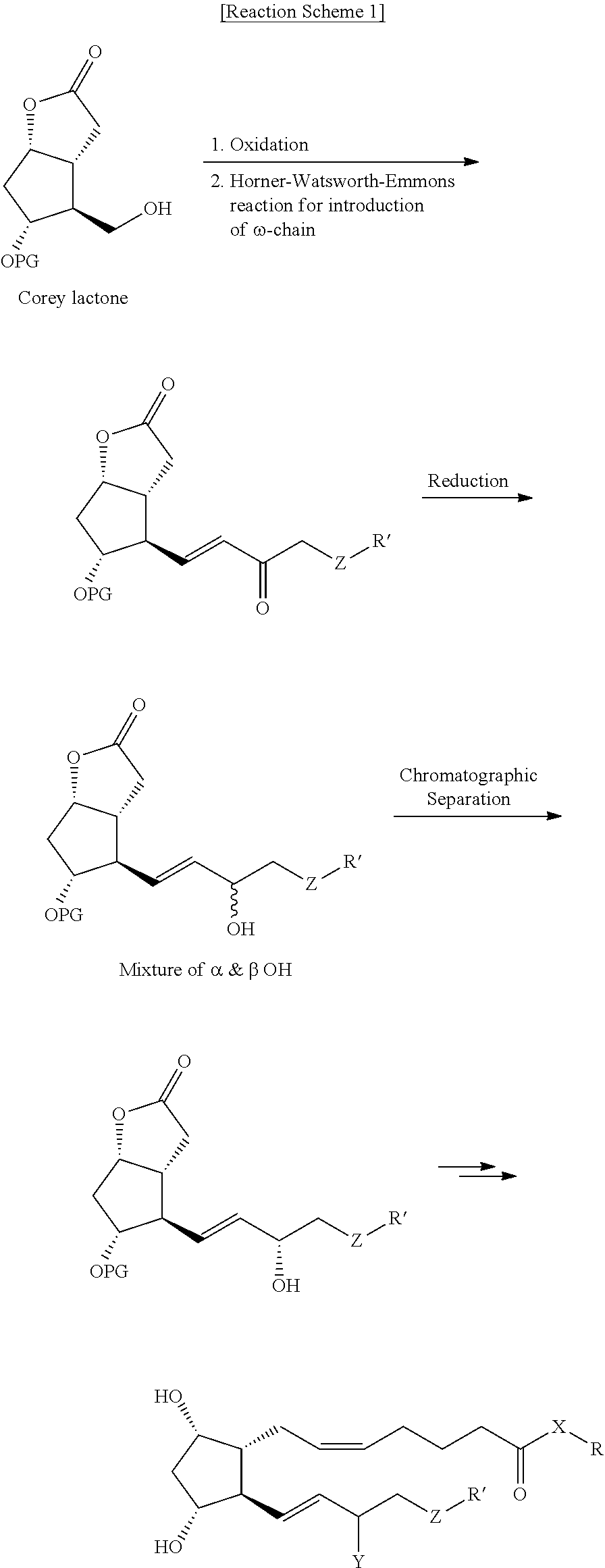 Process for preparing prostaglandin derivatives