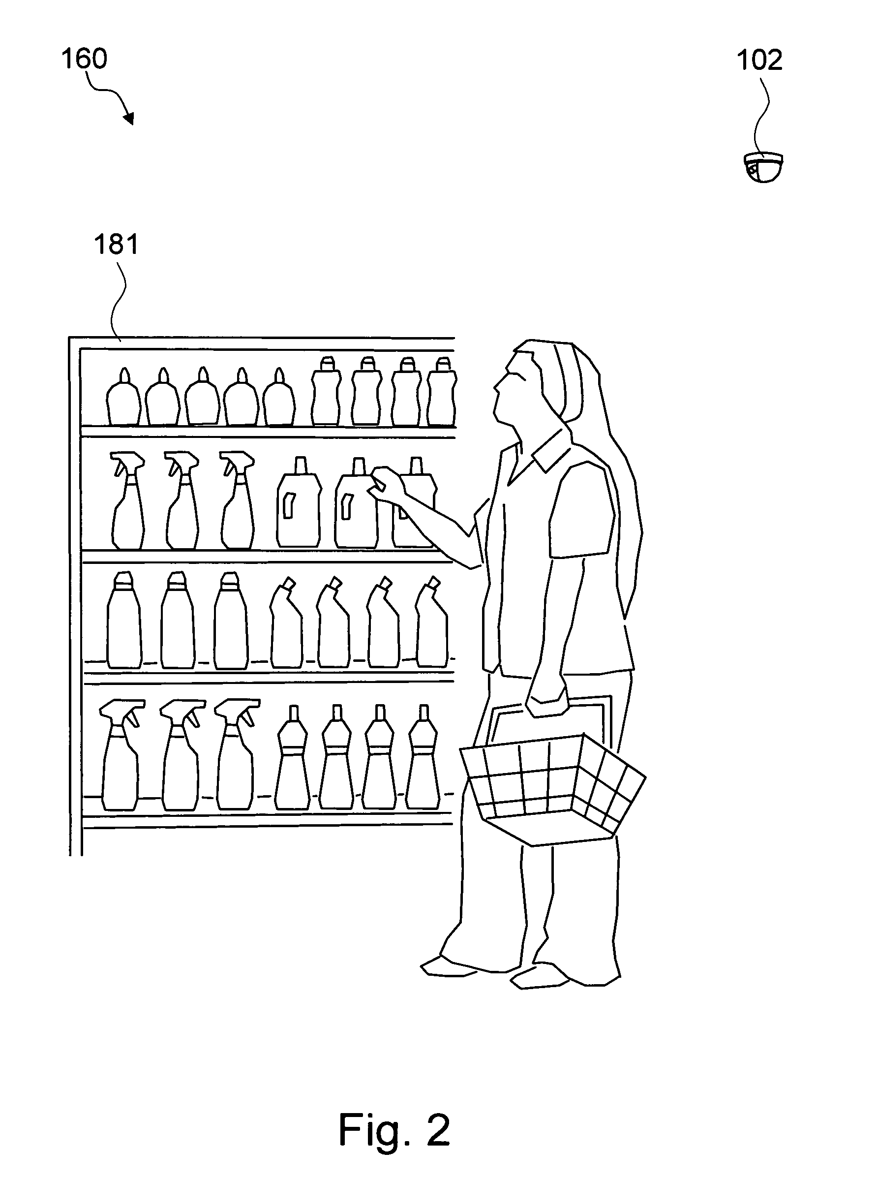 Method and system for automatically analyzing categories in a physical space based on the visual characterization of people