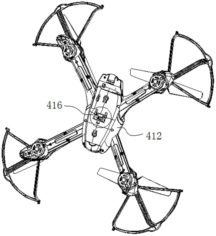 Module combined type manufacturing method for four-axis aircraft and four-axis aircraft