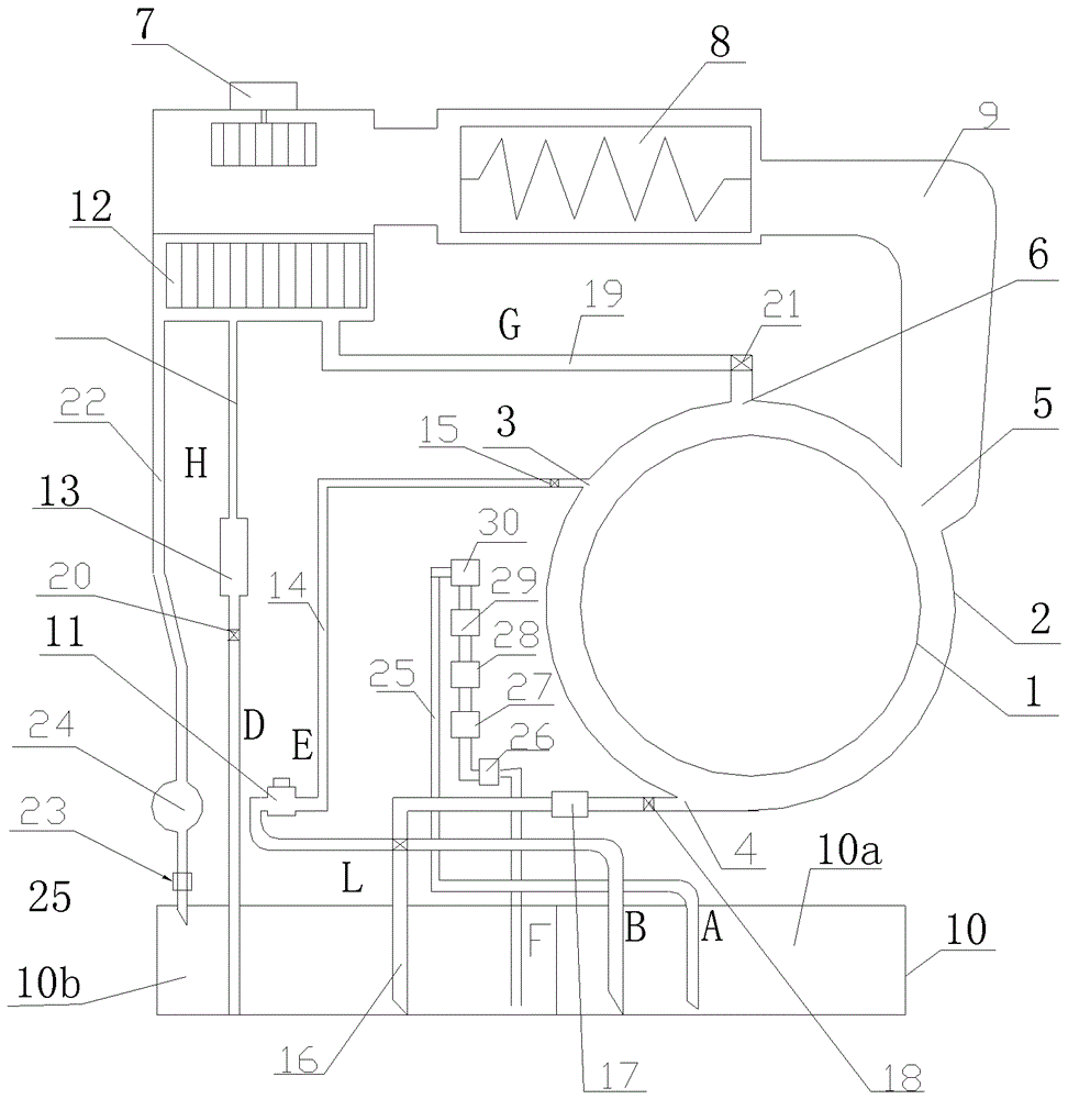 Household dry-cleaning device, dry-cleaning method, and dry-cleaning solvent recovery method