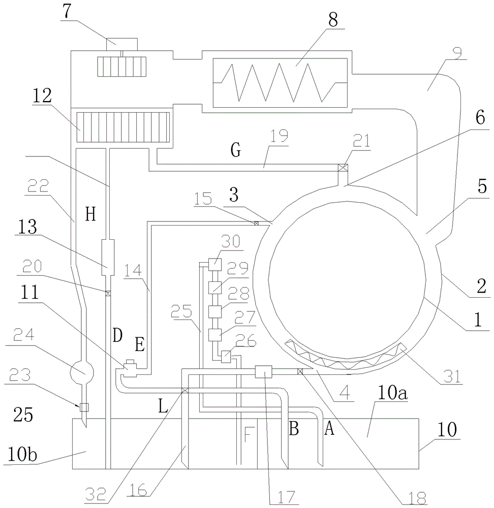 Household dry-cleaning device, dry-cleaning method, and dry-cleaning solvent recovery method